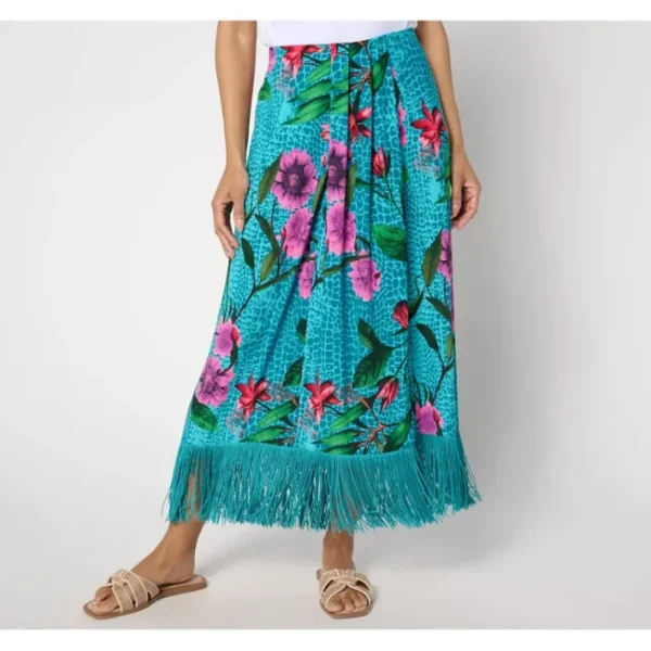 Shop All<Attitudes by Renee Regular Como Jersey Sarong Skirt - a world of fashionable women's clothing, including a wide selection of dresses and trendy accessories.