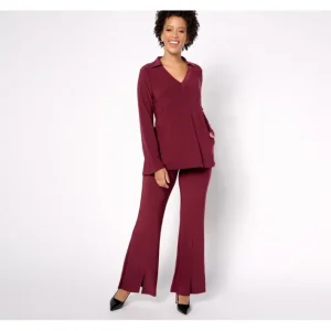 Fashion<Attitudes by Renee Regular Como Jersey Tunic Pant Set - a world of fashionable women's clothing, including a wide selection of dresses and trendy accessories.