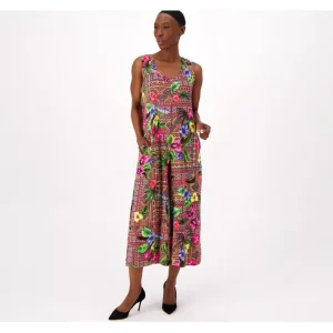 Dresses<Attitudes by Renee Regular Global ILLUSION WAIST Jumpsuit - a world of fashionable women's clothing, including a wide selection of dresses and trendy accessories.