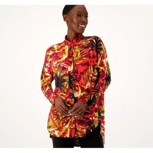 Attitudes by Renee Regular Global Illusions Como Jersey Shirt - a world of fashionable women's clothing, including a wide selection of dresses and trendy accessories.> Hat