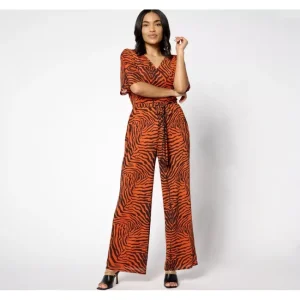 Fashion<Attitudes by Renee Regular Mesh Jumpsuit - a world of fashionable women's clothing, including a wide selection of dresses and trendy accessories.