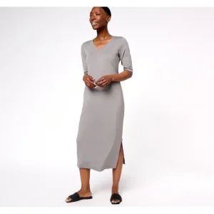 Dresses<Attitudes by Renee Regular Parisian Jersey Midi Dress - a world of fashionable women's clothing, including a wide selection of dresses and trendy accessories.