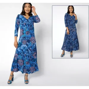 Dresses<Attitudes by Renee Regular Reversible Como Jersey Dress - a world of fashionable women's clothing, including a wide selection of dresses and trendy accessories.
