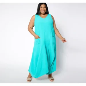 Dresses<Attitudes by Renee Regular Textured Woven Tank Dress - a world of fashionable women's clothing, including a wide selection of dresses and trendy accessories.