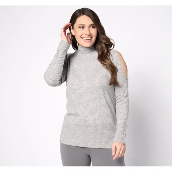 Attitudes by Renee Slit Shoulder Mock Neck Tunic - a world of fashionable women's clothing, including a wide selection of dresses and trendy accessories.> Hat