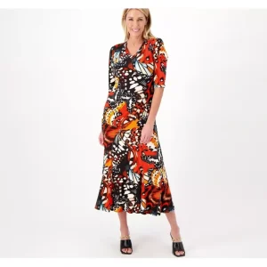 Attitudes by Renee Tall Como Jersey Midi Dress - a world of fashionable women's clothing, including a wide selection of dresses and trendy accessories.> Hat
