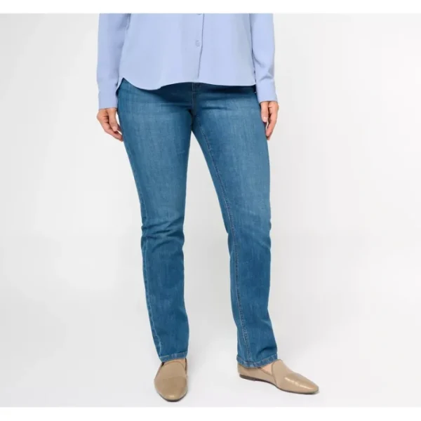 Fashion<Authentic Denim Regular Straight Jean - a world of fashionable women's clothing, including a wide selection of dresses and trendy accessories.