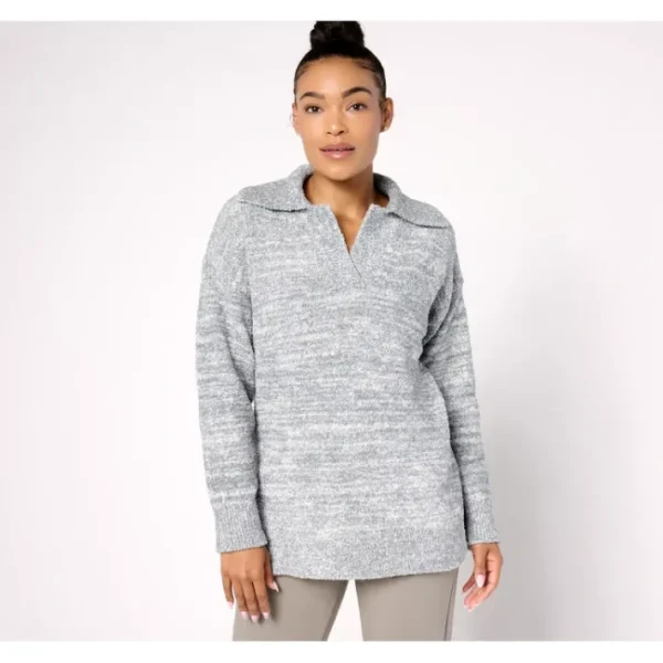 Shop All<Barefoot Dreams CozyChic Collared Tunic - a world of fashionable women's clothing, including a wide selection of dresses and trendy accessories.