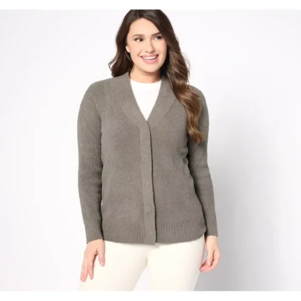 Shop All<Barefoot Dreams CozyChic Cord Rib Cardigan - a world of fashionable women's clothing, including a wide selection of dresses and trendy accessories.