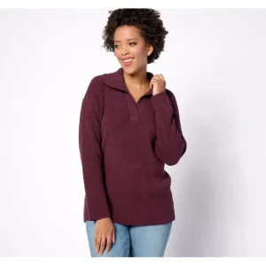 Barefoot Dreams CozyChic Cord Rib Pullover - a world of fashionable women's clothing, including a wide selection of dresses and trendy accessories.> Hat
