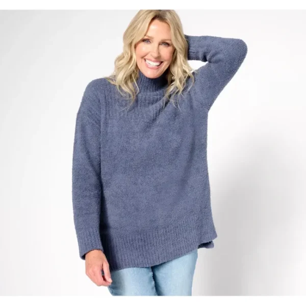 Shop All<Barefoot Dreams CozyChic Hi-Low Pullover - a world of fashionable women's clothing, including a wide selection of dresses and trendy accessories.