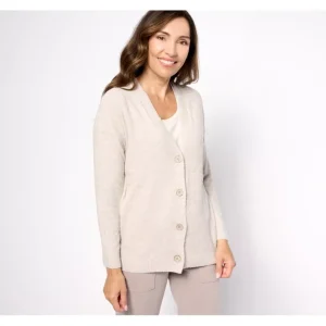 Barefoot Dreams CozyChic Lite Cable Button Cardigan - a world of fashionable women's clothing, including a wide selection of dresses and trendy accessories.> Hat