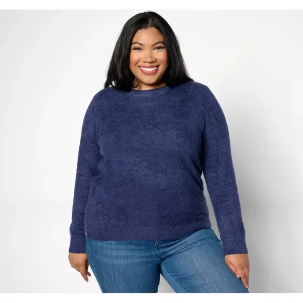 Shop All<Barefoot Dreams CozyChic Lite Cable Pullover - a world of fashionable women's clothing, including a wide selection of dresses and trendy accessories.