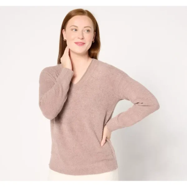 Barefoot Dreams CozyChic Lite Core Spun Pullover - a world of fashionable women's clothing, including a wide selection of dresses and trendy accessories.> Hat