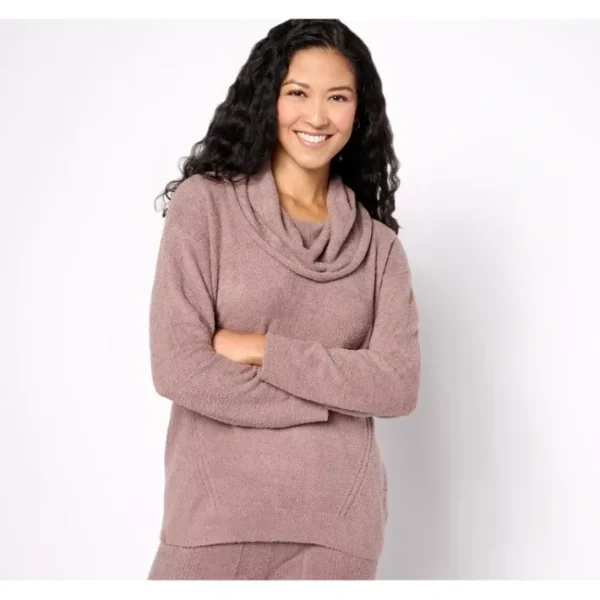 Shop All<Barefoot Dreams CozyChic Lite Cowlneck Pullover - a world of fashionable women's clothing, including a wide selection of dresses and trendy accessories.