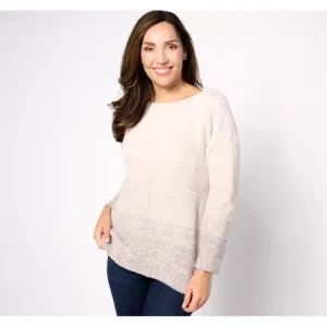 Barefoot Dreams CozyChic Ombre Boatneck Pullover - a world of fashionable women's clothing, including a wide selection of dresses and trendy accessories.> Hat