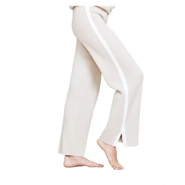 Shop All<Barefoot Dreams CozyChic Ultra Lite Contrast Ribbed Slit Pant - a world of fashionable women's clothing, including a wide selection of dresses and trendy accessories.