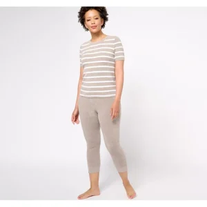 Barefoot Dreams CozyChic Ultra Lite Cropped Joggers Lounge Set - a world of fashionable women's clothing, including a wide selection of dresses and trendy accessories.> Hat