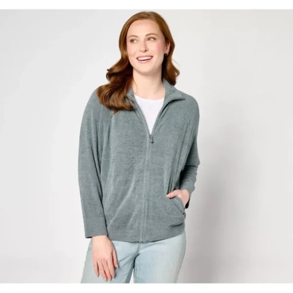 Shop All<Barefoot Dreams CozyChic Ultra Lite Full-Zip Cardigan - a world of fashionable women's clothing, including a wide selection of dresses and trendy accessories.