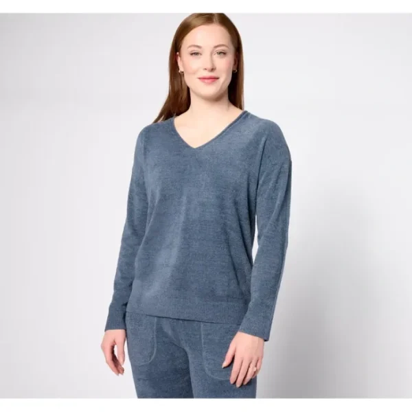 Shop All<Barefoot Dreams CozyChic Ultra Lite Pintuck Pullover - a world of fashionable women's clothing, including a wide selection of dresses and trendy accessories.