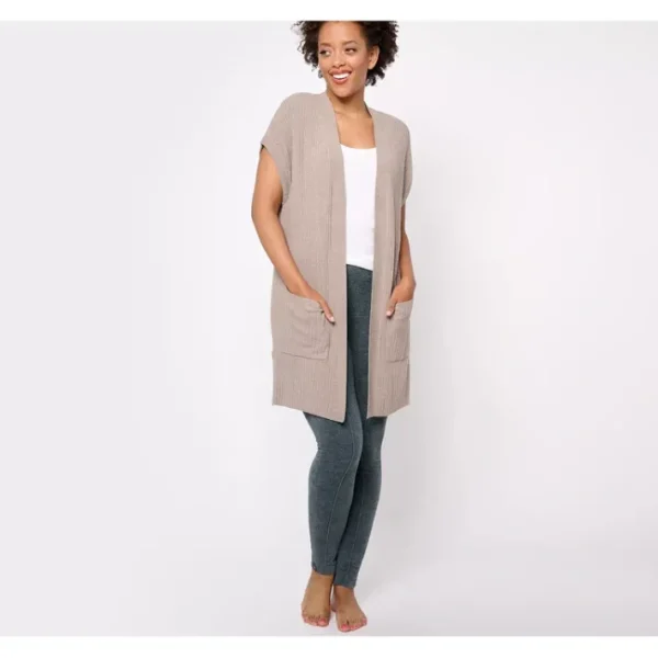 Shop All<Barefoot Dreams CozyChic Ultra Lite Ribbed Vest - a world of fashionable women's clothing, including a wide selection of dresses and trendy accessories.