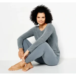 Barefoot Dreams CozyChic Ultra Lite Top w/ Malibu Pant Lounge Set - a world of fashionable women's clothing, including a wide selection of dresses and trendy accessories.> Coats
