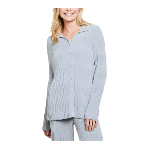 Shop All<Barefoot Dreams CozyChic Ultra Lite Wave ButtonUp Shirt - a world of fashionable women's clothing, including a wide selection of dresses and trendy accessories.