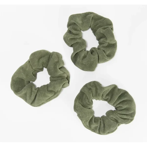 Barefoot Dreams CozyTerry 3-Pack Hair Scrunchie Set - a world of fashionable women's clothing, including a wide selection of dresses and trendy accessories.> Hat