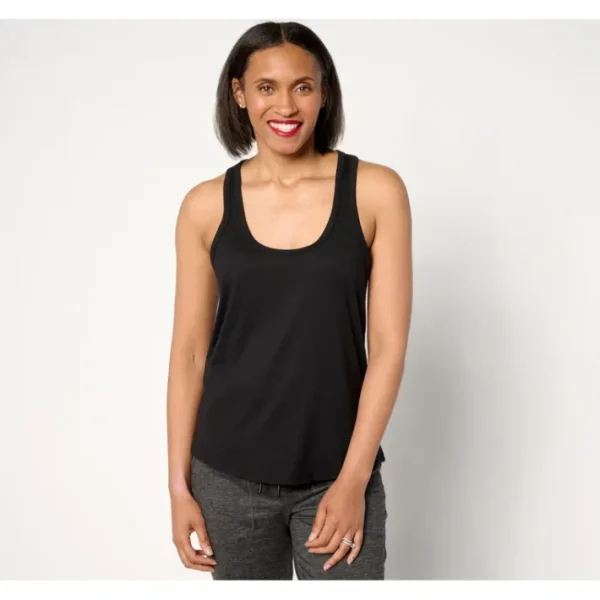 Shop All<Barefoot Dreams Malibu Collection Butterchic Racerback Tank - a world of fashionable women's clothing, including a wide selection of dresses and trendy accessories.