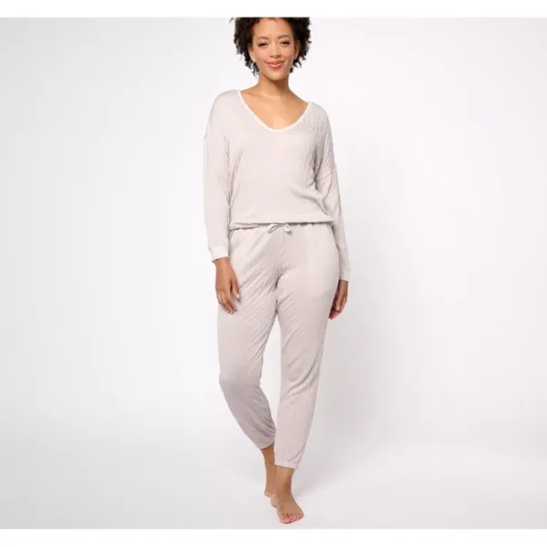 Shop All<Barefoot Dreams Malibu Collection Crinkle Jersey Lounge Set - a world of fashionable women's clothing, including a wide selection of dresses and trendy accessories.