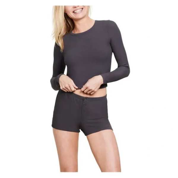 Shop All<Barefoot Dreams Malibu Collection Ultra Soft Rib Long Sleeve - a world of fashionable women's clothing, including a wide selection of dresses and trendy accessories.