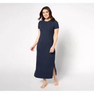 Barefoot Dreams Regular Malibu Collection Ultra Soft Rib Henley Dress - a world of fashionable women's clothing, including a wide selection of dresses and trendy accessories.> Hat