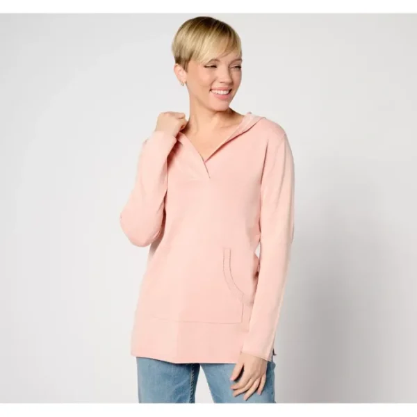 Shop All<Barefoot Dreams Sunbleached 100% Cotton Bonfire Hoodie - a world of fashionable women's clothing, including a wide selection of dresses and trendy accessories.