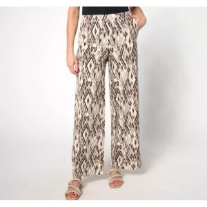 Fashion<Beach Jersey Tall Wide Leg Pant with Slits - a world of fashionable women's clothing, including a wide selection of dresses and trendy accessories.