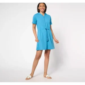 Fashion<Beach Pet French Terry Zip Up Cover Up Dress - a world of fashionable women's clothing, including a wide selection of dresses and trendy accessories.