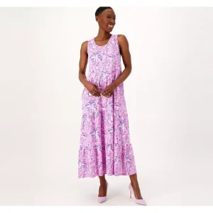 Beach Pet Printed Knit Linen Blend Midi Dress - a world of fashionable women's clothing, including a wide selection of dresses and trendy accessories.> Hat