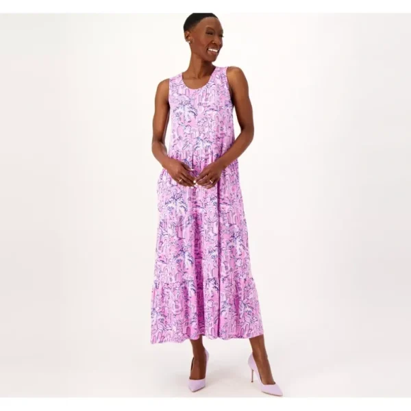 Beach Pet Printed Knit Linen Blend Midi Dress - a world of fashionable women's clothing, including a wide selection of dresses and trendy accessories.> Hat