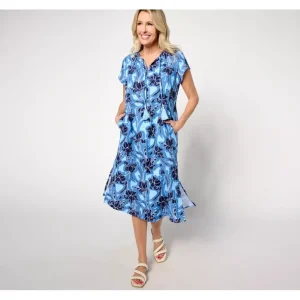 Beach Petite Gauze Cover Up Midi Dress - a world of fashionable women's clothing, including a wide selection of dresses and trendy accessories.> Hat