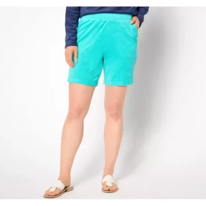 Fashion<Beach Petite Knit Terry Short - a world of fashionable women's clothing, including a wide selection of dresses and trendy accessories.