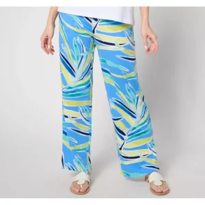 Beach Petite Printed Jersey Wide Leg Pant - a world of fashionable women's clothing, including a wide selection of dresses and trendy accessories.> Hat