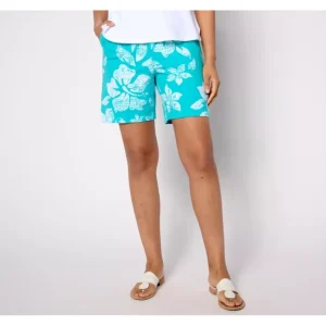 Fashion<Beach Printed French Terry Short - a world of fashionable women's clothing, including a wide selection of dresses and trendy accessories.
