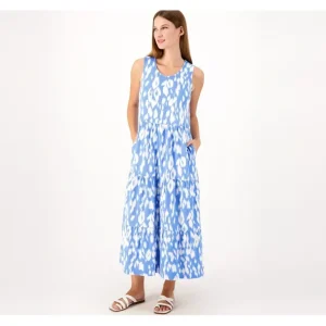 Beach Reg Printed Knit Linen Blend Midi Dress - a world of fashionable women's clothing, including a wide selection of dresses and trendy accessories.> Hat