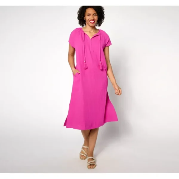 Beach Regular Gauze Cover Up Midi Dress - a world of fashionable women's clothing, including a wide selection of dresses and trendy accessories.> Hat