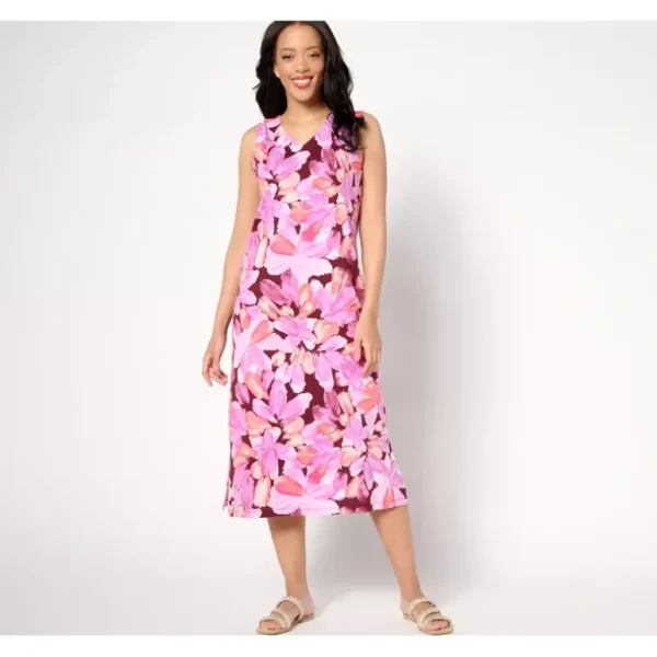 Beach Regular Linen Slub Jersey Midi Dress - a world of fashionable women's clothing, including a wide selection of dresses and trendy accessories.> Hat
