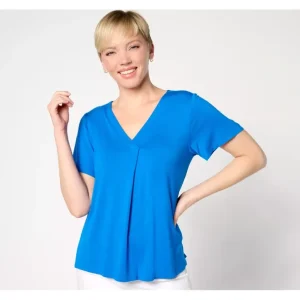 BEAUTIFUL by Lawrence Zarian Ecovero Jersey Knit V-Neck Top - a world of fashionable women's clothing, including a wide selection of dresses and trendy accessories.> Hat