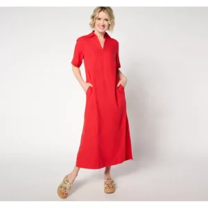 Dresses<BEAUTIFUL by Lawrence Zarian Pet Linen Blend Maxi Dress - a world of fashionable women's clothing, including a wide selection of dresses and trendy accessories.