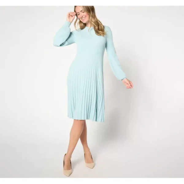 Dresses<BEAUTIFUL by Lawrence Zarian Petite Balloon Sleeve Sweater Dress - a world of fashionable women's clothing, including a wide selection of dresses and trendy accessories.