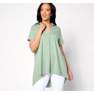 BEAUTIFUL by Lawrence Zarian Petite Hi-Low Tunic with Pleating - a world of fashionable women's clothing, including a wide selection of dresses and trendy accessories.> Hat