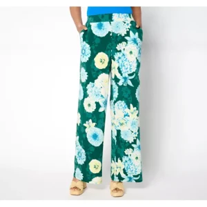 Fashion<BEAUTIFUL by Lawrence Zarian Petite Printed Pull On Pant - a world of fashionable women's clothing, including a wide selection of dresses and trendy accessories.