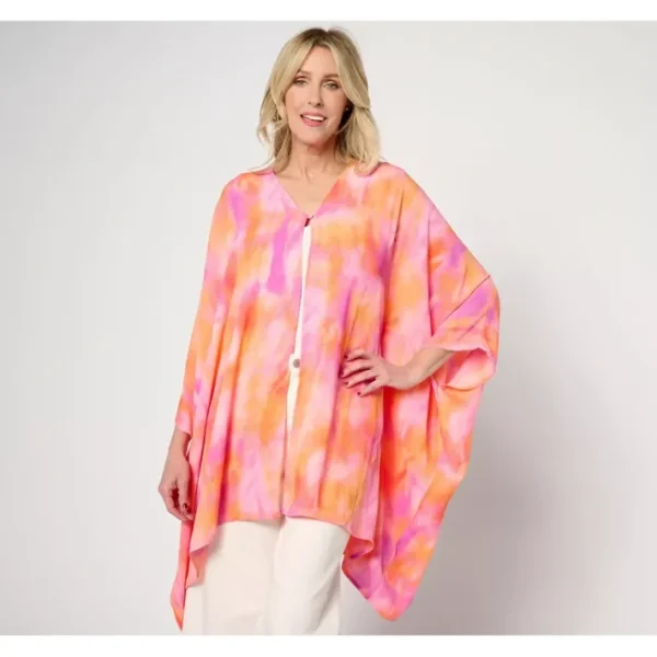Shop All<BEAUTIFUL by Lawrence Zarian Petite Printed Topper - a world of fashionable women's clothing, including a wide selection of dresses and trendy accessories.
